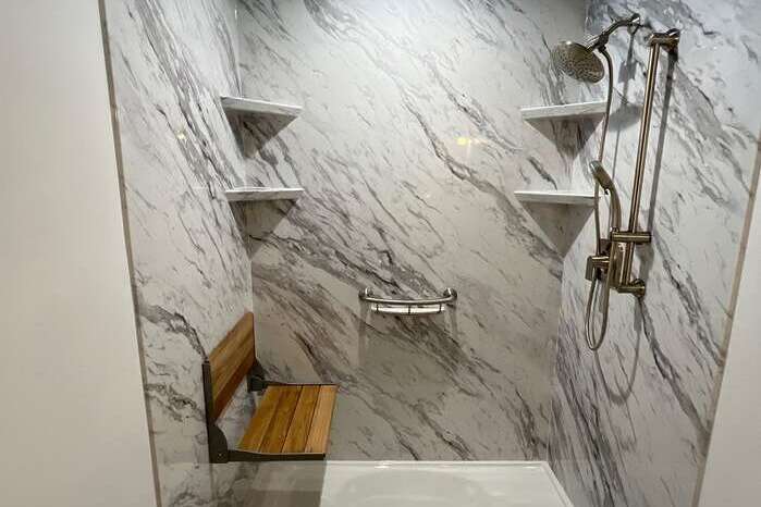 acrylic shower