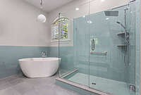Serene Green Spa Bathroom | South Jersey Remodel Serene Green Spa Bathroom | South Jersey Remodel
