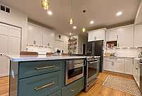 Kitchen Renovation with Wet Bar & Island